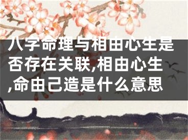 八字命理与相由心生是否存在关联,相由心生,命由己造是什么意思