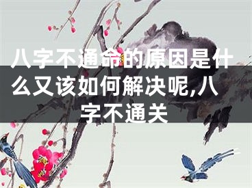 八字不通命的原因是什么又该如何解决呢,八字不通关