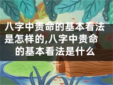 八字中贵命的基本看法是怎样的,八字中贵命的基本看法是什么