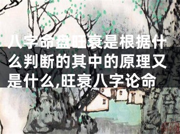 八字命盘旺衰是根据什么判断的其中的原理又是什么,旺衰八字论命