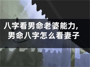 八字看男命老婆能力,男命八字怎么看妻子