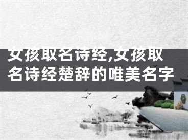 女孩取名诗经,女孩取名诗经楚辞的唯美名字