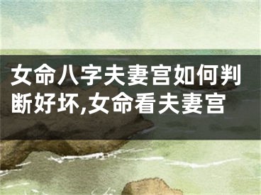 女命八字夫妻宫如何判断好坏,女命看夫妻宫