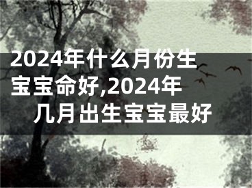 2024年什么月份生宝宝命好,2024年几月出生宝宝最好