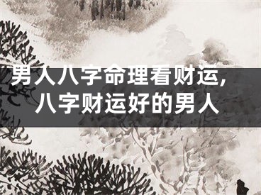 男人八字命理看财运,八字财运好的男人