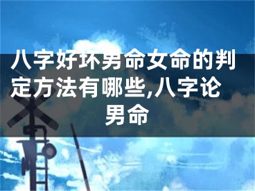 八字好坏男命女命的判定方法有哪些,八字论男命