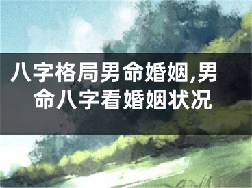 八字格局男命婚姻,男命八字看婚姻状况
