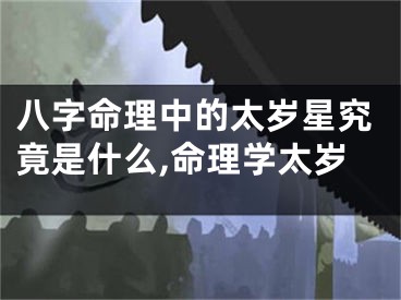 八字命理中的太岁星究竟是什么,命理学太岁