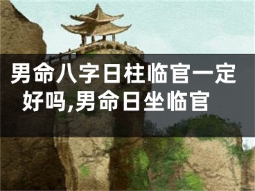 男命八字日柱临官一定好吗,男命日坐临官