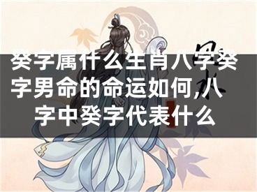 癸字属什么生肖八字癸字男命的命运如何,八字中癸字代表什么