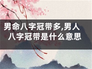 男命八字冠带多,男人八字冠带是什么意思