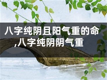 八字纯阴且阳气重的命,八字纯阴阴气重