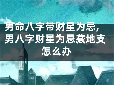 男命八字带财星为忌,男八字财星为忌藏地支怎么办