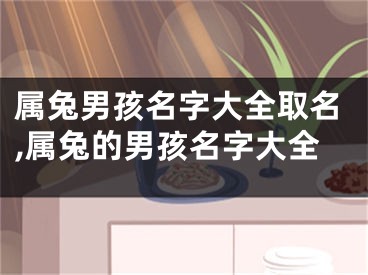 属兔男孩名字大全取名,属兔的男孩名字大全