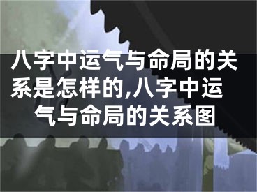 八字中运气与命局的关系是怎样的,八字中运气与命局的关系图