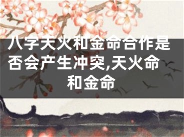 八字天火和金命合作是否会产生冲突,天火命和金命