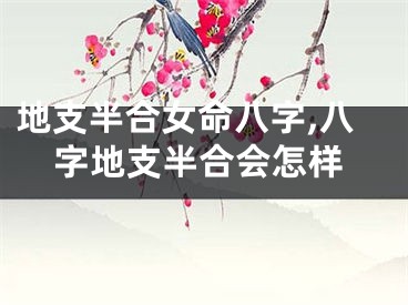 地支半合女命八字,八字地支半合会怎样