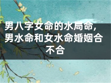 男八字女命的水局命,男水命和女水命婚姻合不合