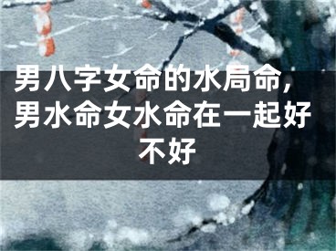 男八字女命的水局命,男水命女水命在一起好不好