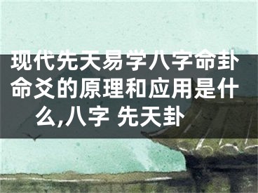 现代先天易学八字命卦命爻的原理和应用是什么,八字 先天卦