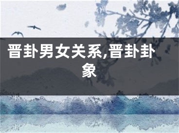 晋卦男女关系,晋卦卦象