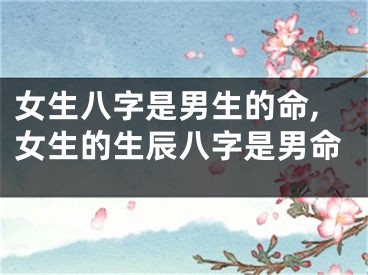 女生八字是男生的命,女生的生辰八字是男命