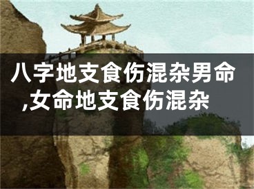 八字地支食伤混杂男命,女命地支食伤混杂