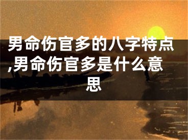 男命伤官多的八字特点,男命伤官多是什么意思