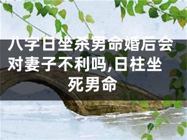 八字日坐杀男命婚后会对妻子不利吗,日柱坐死男命