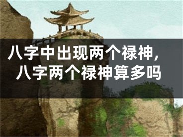 八字中出现两个禄神,八字两个禄神算多吗