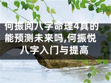 何振阅八字命理4真的能预测未来吗,何振悦八字入门与提高