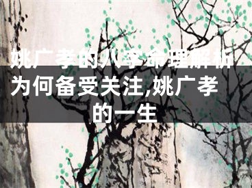 姚广孝的八字命理解析为何备受关注,姚广孝的一生