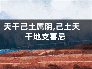 天干己土属阴,己土天干地支喜忌