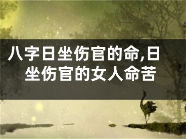 八字日坐伤官的命,日坐伤官的女人命苦
