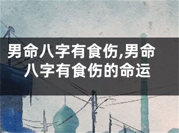 男命八字有食伤,男命八字有食伤的命运
