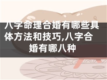 八字命理合婚有哪些具体方法和技巧,八字合婚有哪八种