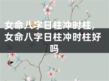 女命八字日柱冲时柱,女命八字日柱冲时柱好吗