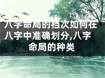 八字命局的档次如何在八字中准确划分,八字命局的种类
