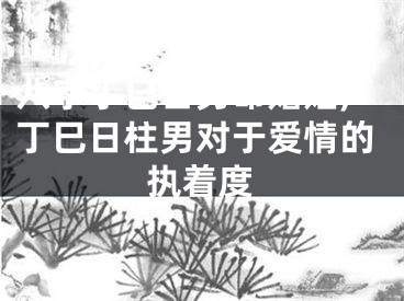 八字丁巳日男命婚姻,丁巳日柱男对于爱情的执着度
