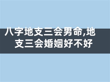 八字地支三会男命,地支三会婚姻好不好