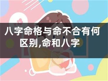 八字命格与命不合有何区别,命和八字
