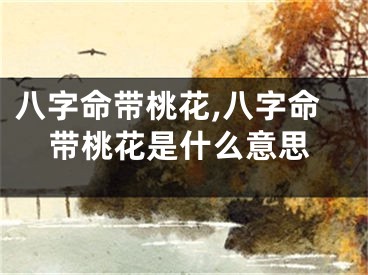 八字命带桃花,八字命带桃花是什么意思