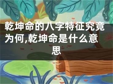 乾坤命的八字特征究竟为何,乾坤命是什么意思