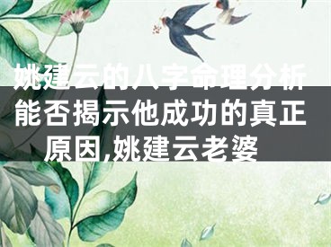 姚建云的八字命理分析能否揭示他成功的真正原因,姚建云老婆