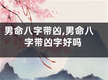 男命八字带凶,男命八字带凶字好吗