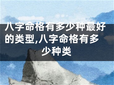 八字命格有多少种最好的类型,八字命格有多少种类