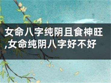 女命八字纯阴且食神旺,女命纯阴八字好不好