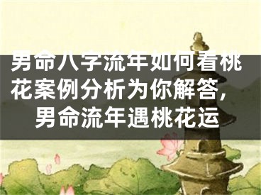 男命八字流年如何看桃花案例分析为你解答,男命流年遇桃花运