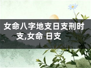 女命八字地支日支刑时支,女命 日支