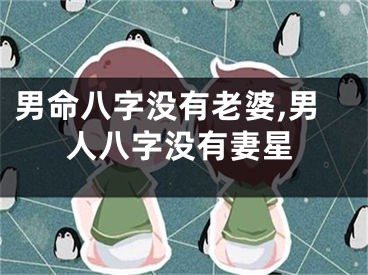 男命八字没有老婆,男人八字没有妻星